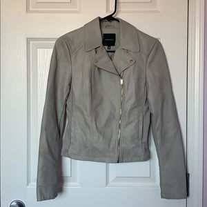 Zara Grey (faux) Leather Jacket